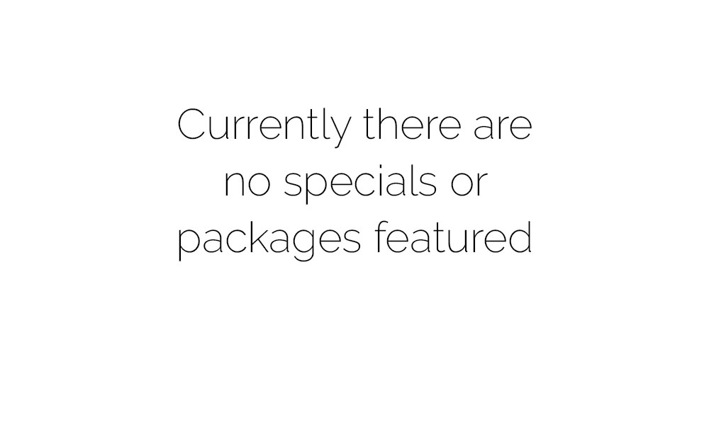 Currently there are no specials or packages featured.